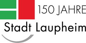 Logo 150 Jahre Stadt Laupheim